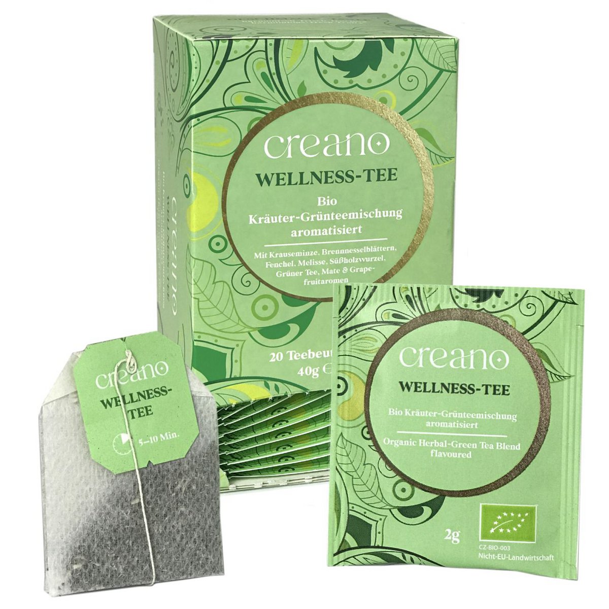 Creano Bio Wellness-Tee 20er Pack Teebeutel