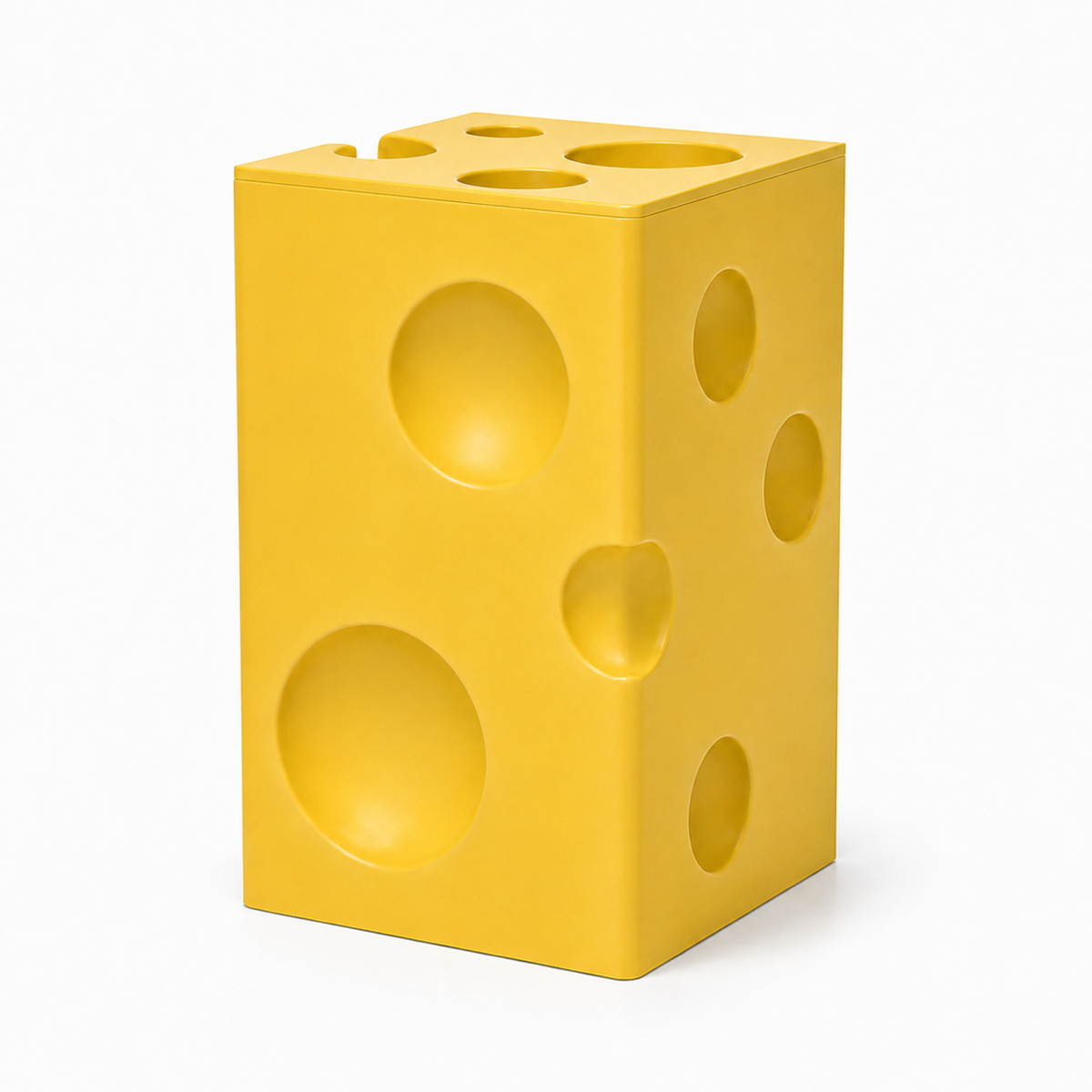 Cheese Block Side Table
