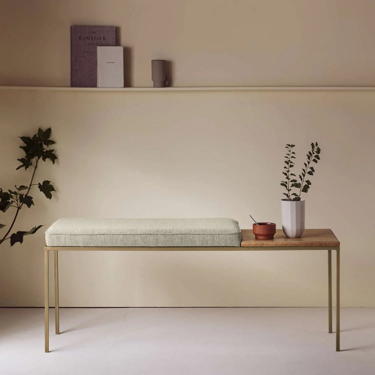 Alabaster Gold Eichenholz, natur