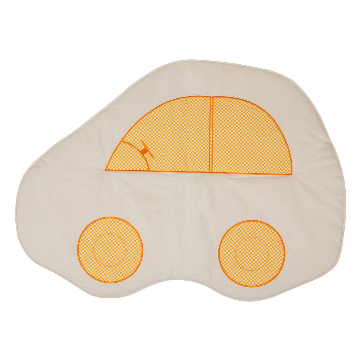 Children's car mat "Honey checkered"