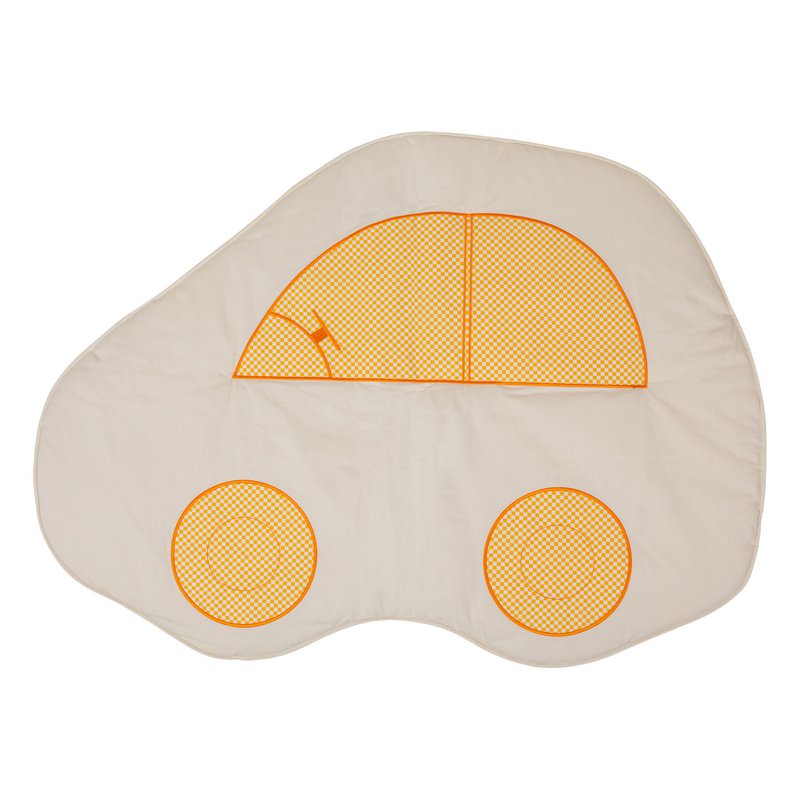 Children's car mat "Honey checkered"