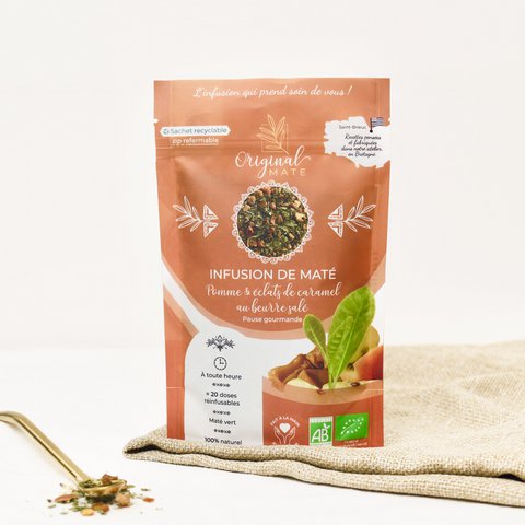 Organic Salted Butter Apple & Caramel Mate - Ready to sell or BULK