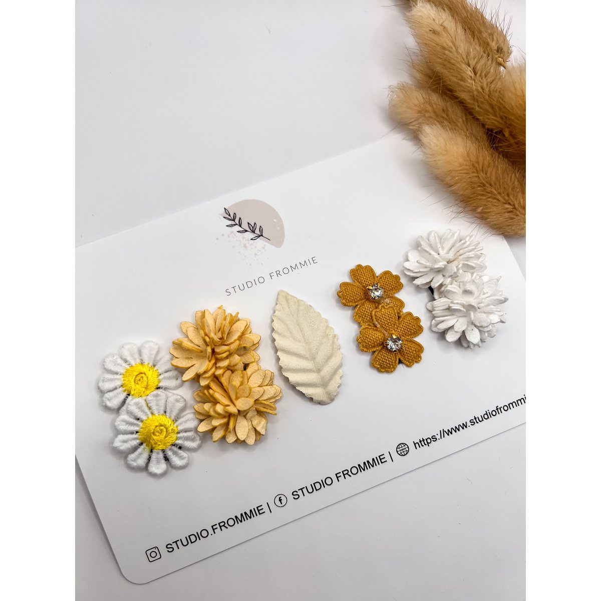 Set of non-slip hair clips Lauren