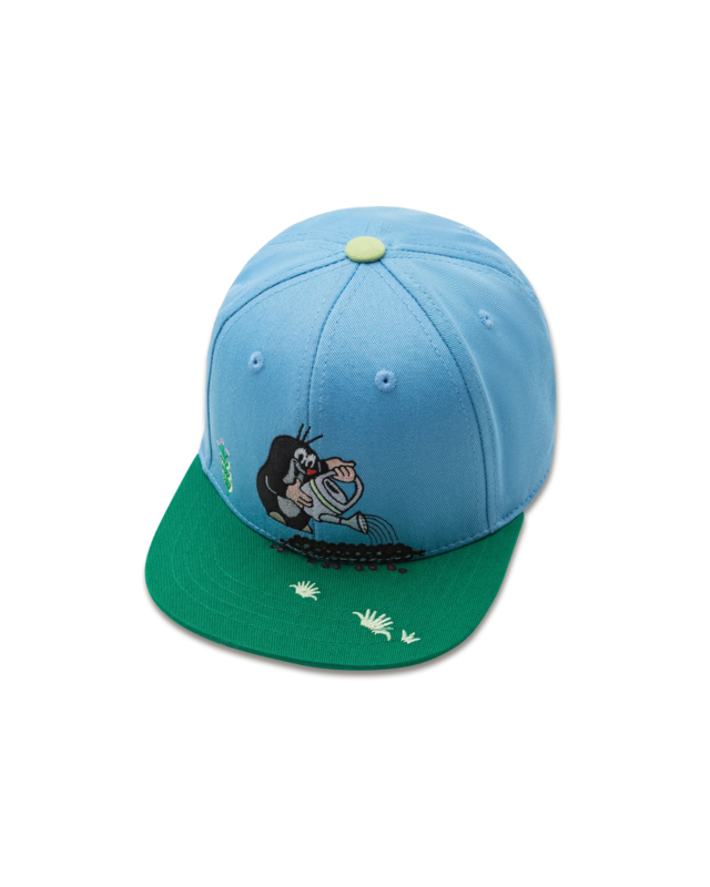 koaa – The Little Mole „Spring” – Snapback niebiesko-zielony