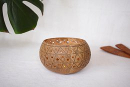 Decoration Candleholder "Palm" | Natural & Yoga Inspired