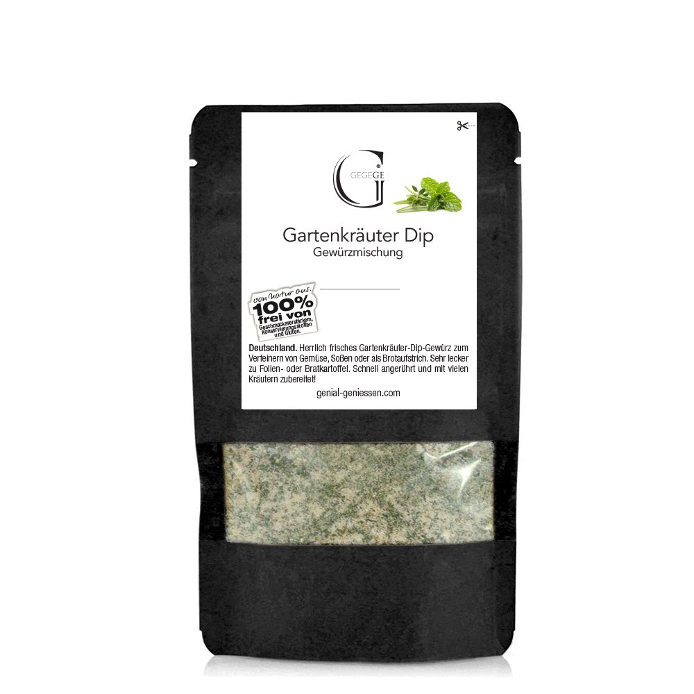 Garden herb dip spice