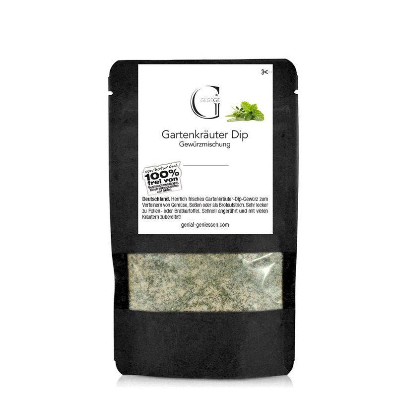 Garden herb dip spice