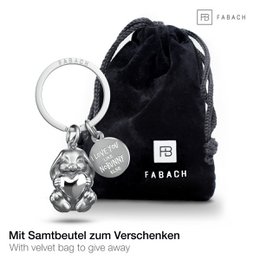 "I love you like nobunny else" rabbit keychain "Bunny" with engraving - loving lucky charm with heart