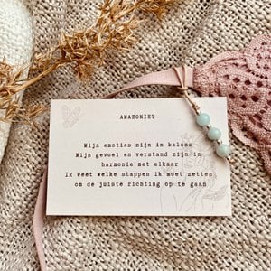 BH hangertje - Amazonet edelstenen