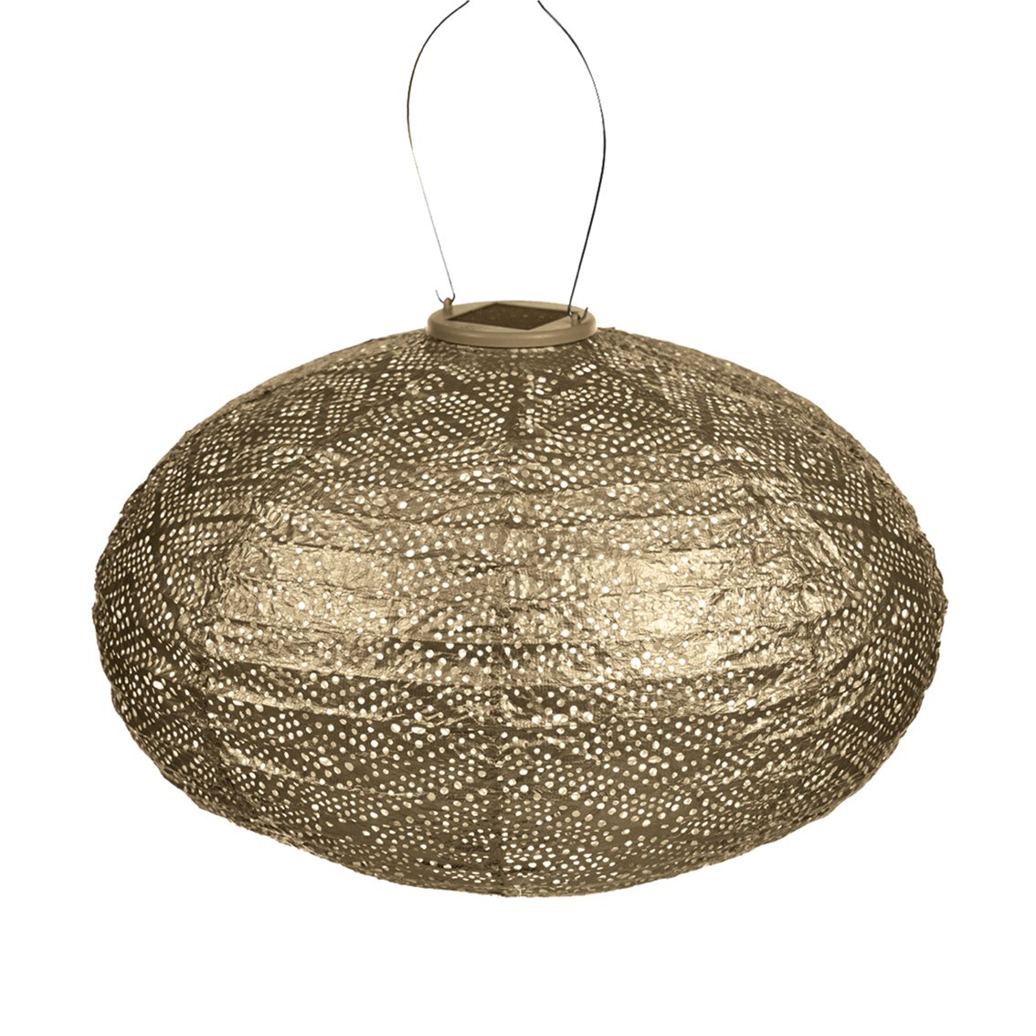 Lumiz Solar Lantern Type Oval - 40 cm - Goud