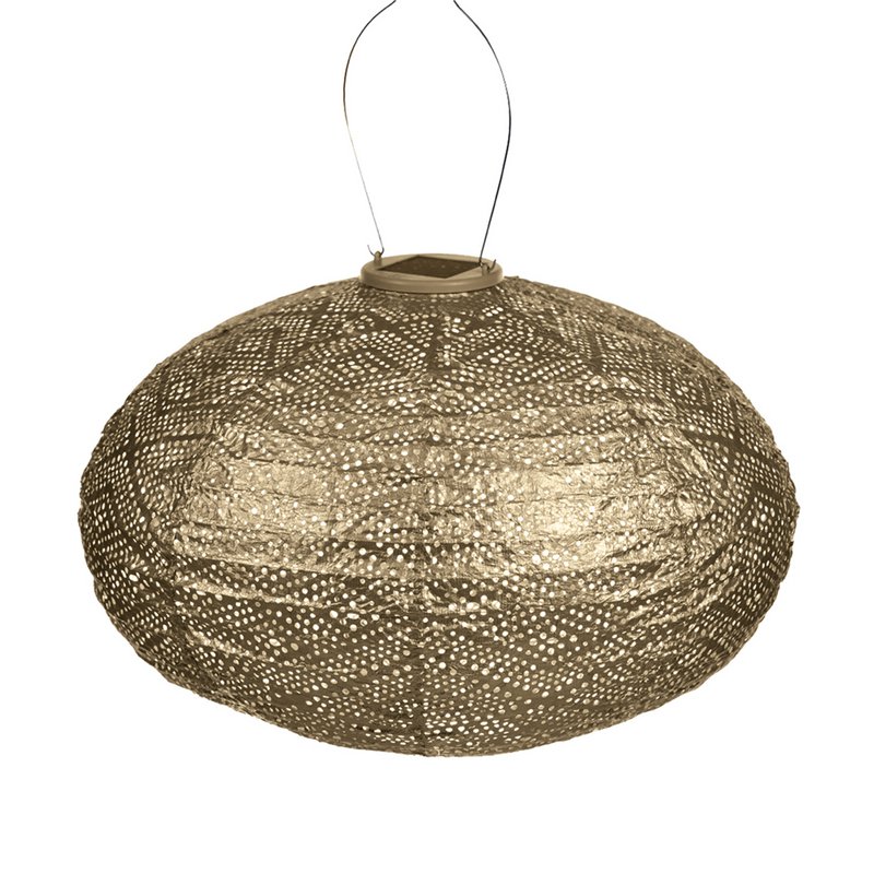 Lumiz Solar Lantern Oval type - 40 cm - Goud