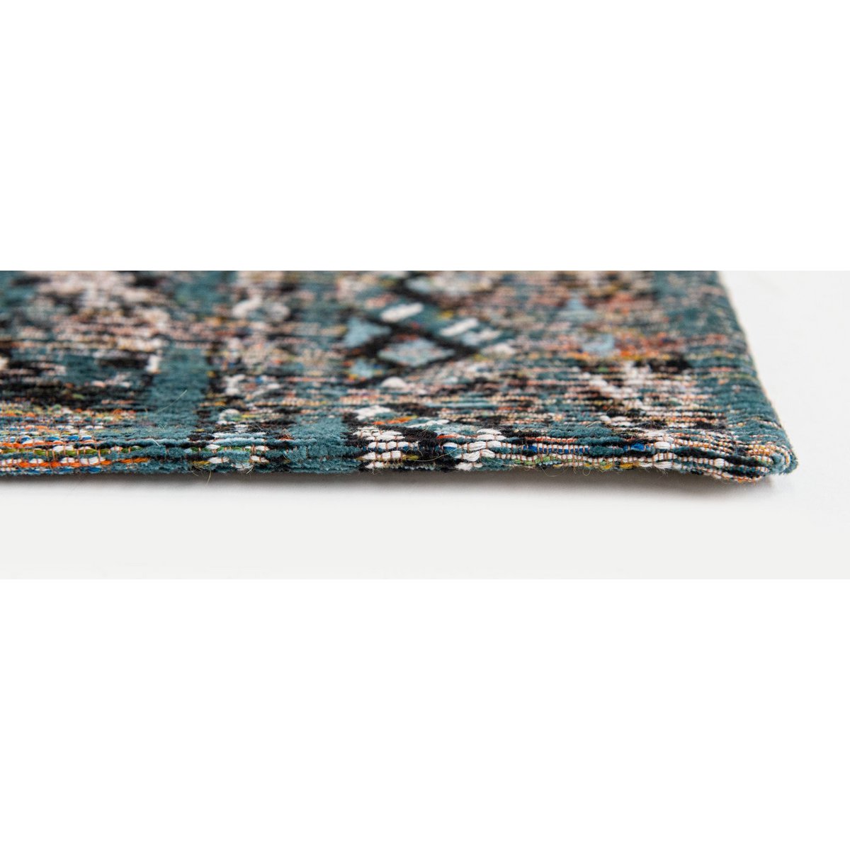 Eco Rug - Zemmuri Blue - Vloerkleed bruin en blauw