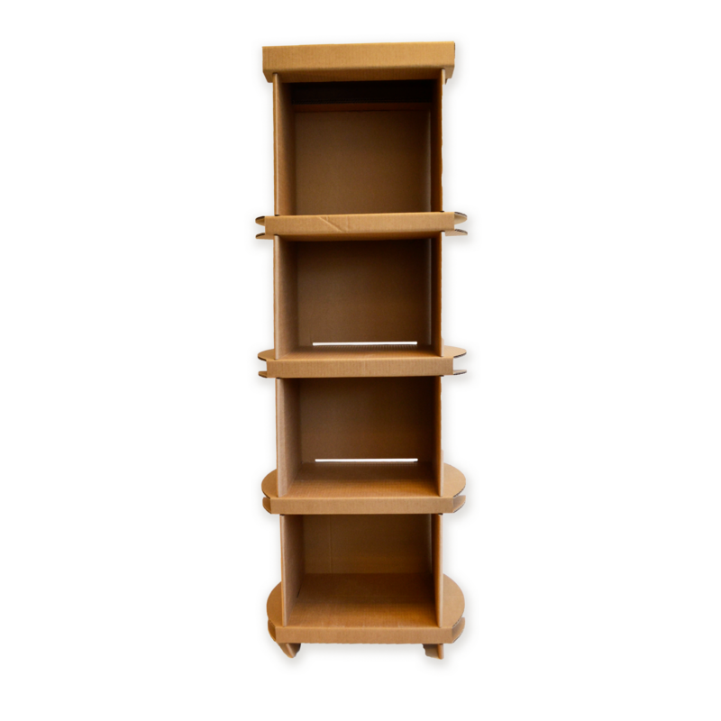 Kartonnen boekenkast 150cm