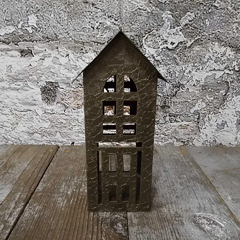 Almu waxine huis 7X7X16cm (44120)