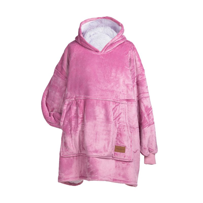 Vitapur - Hættetrøje tæppe + sokker - Pink