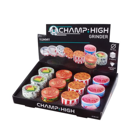 Display 12 x spice mills - 50mm - FOOD