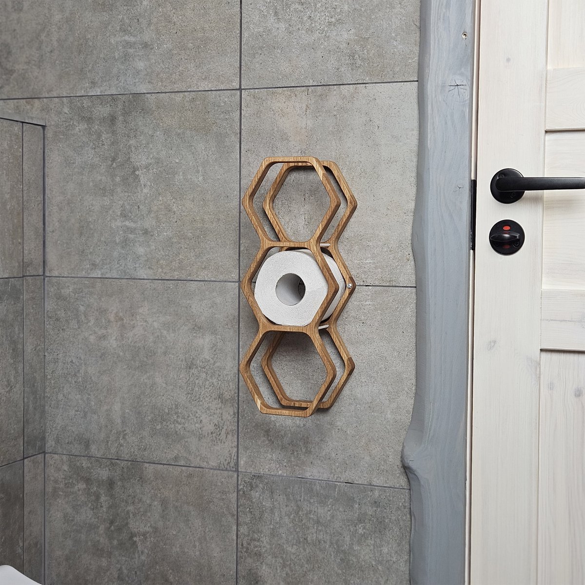Porte-toilettes à 3 rouleaux, Organisateur de salle de bain compact pour un rangement supplémentaire et un accès facile