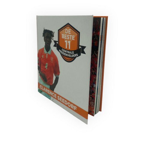 De beste 11 centrale middenvelders Clarence Seedorf - uniek voetbalboek met hardcover en 63 pagina's (Nederlandse editie)