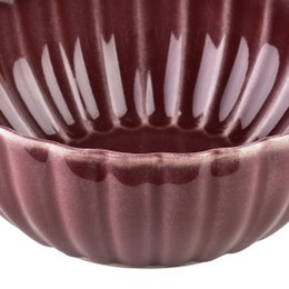 EVIE BOURGONDIË Schaal 650ml 16,7x16,7x6,7cm