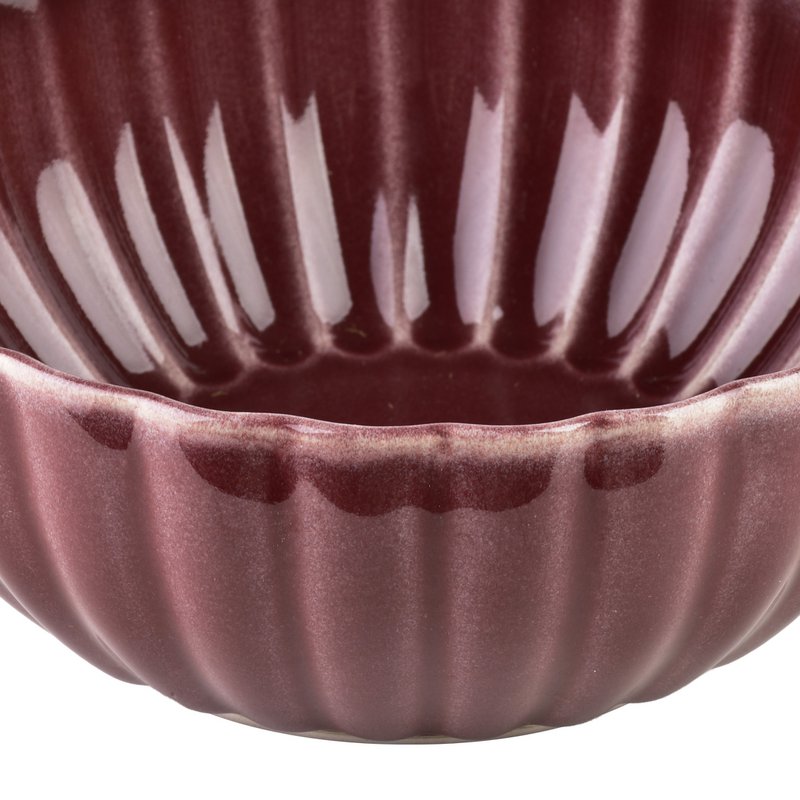 EVIE BOURGONDIË Schaal 650ml 16,7x16,7x6,7cm