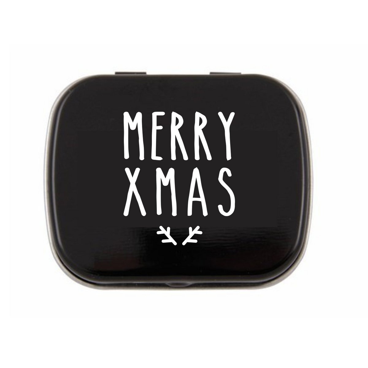 Pepermunt blikje kerst 'merry xmas'