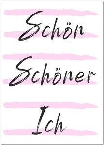 Postkarte "Schön"
