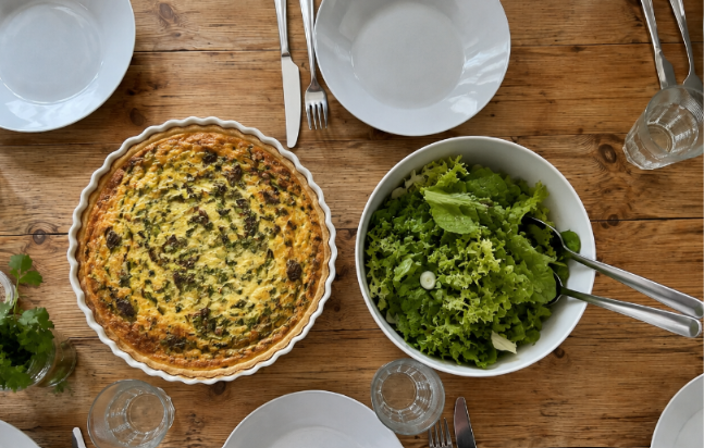Organic basil and wild garlic pesto