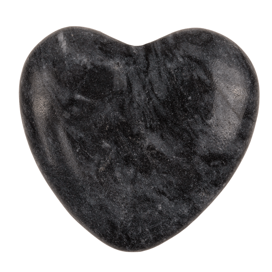 Natural Stone Heart, Worry Hearts,