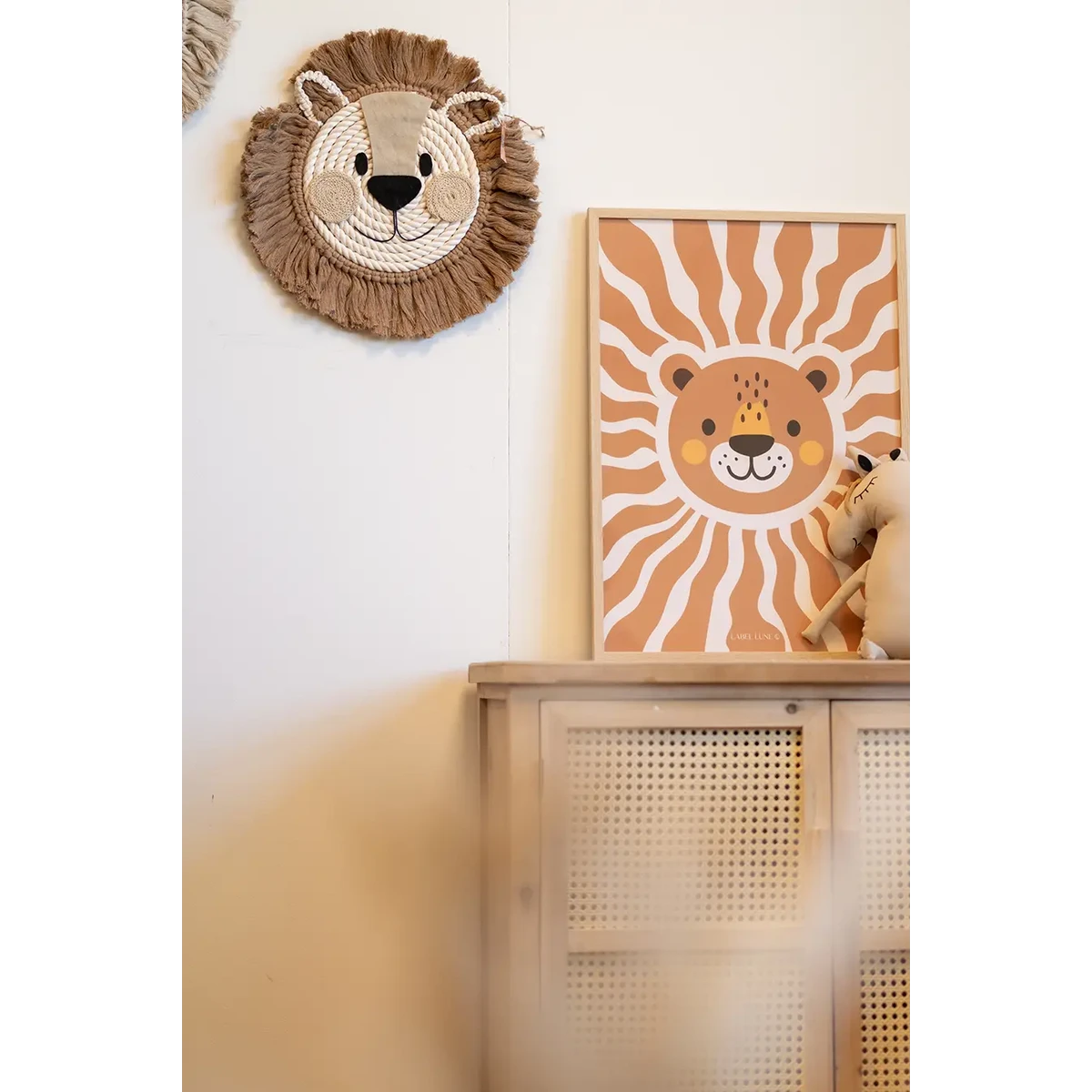 Poster Kinderzimmer - Löwe Lio