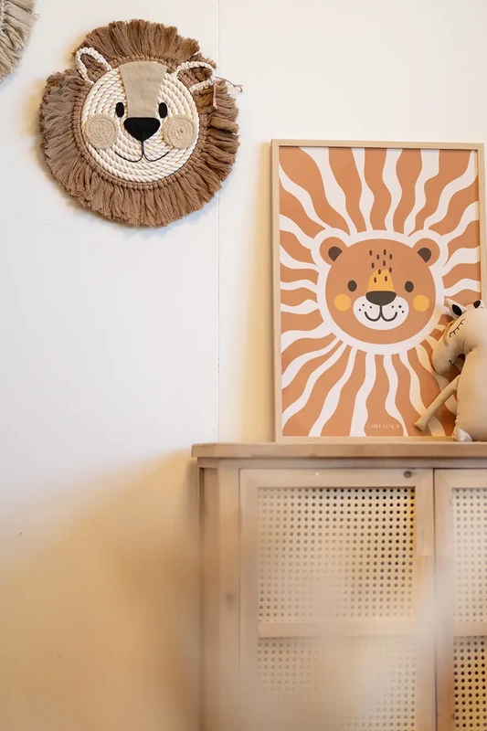 Plakat børneværelse - Lion Lio