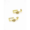 Boucles d'oreilles en acier inoxydable