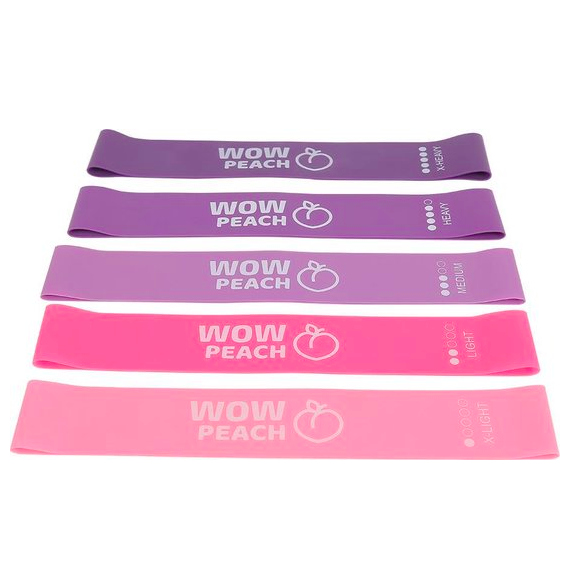 Wow peach resistance bands - Pink