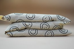 Wärmekissen aus Baumwolle mit Bio-Dinkel gefüllt Smiley