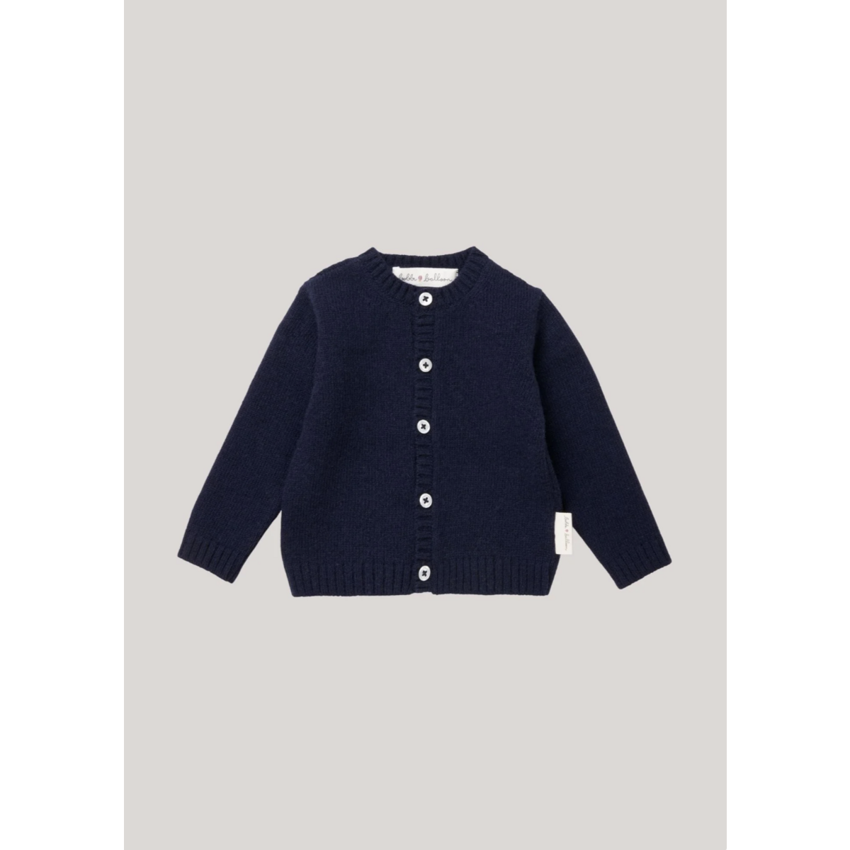 Strik cardigan - Dyb blå