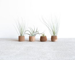 Set of 4 planters – Oslo Origami Kobe Stockholm
