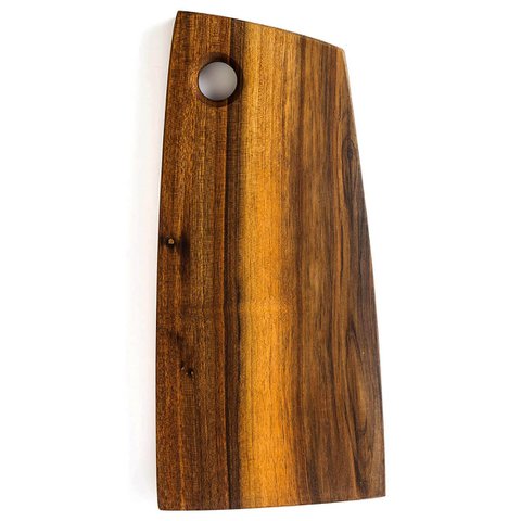 Wooden Cutting Board Surf - Serving Board from Solid Wood Walnut