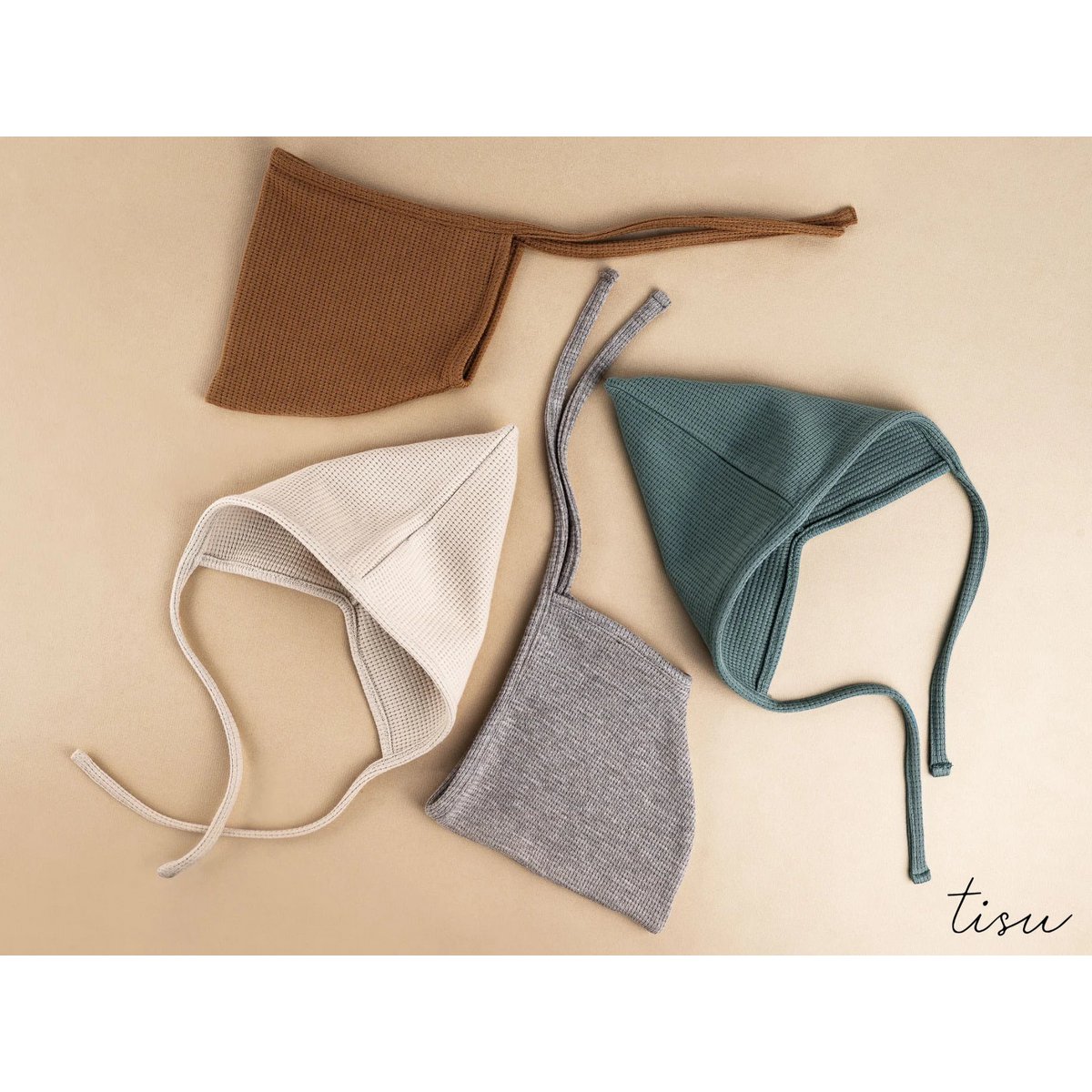 TISU baby pixie bonnet, Oat