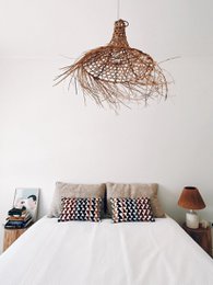 Paralume in rattan Mangsit - M