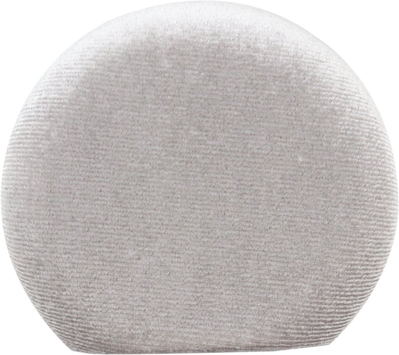 Velvet Jewellery Travel Case, Pearl Grey, Schmuckkasten