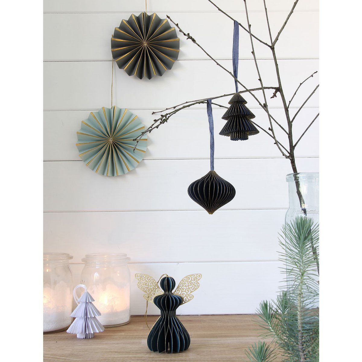 Arbre de décoration TANNEN TREE, papier