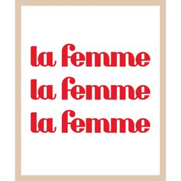 Obraz w ramce - La Femme La Femme La Femme