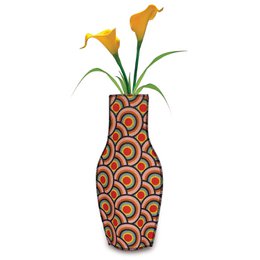 70'er bomuldsblomstvase