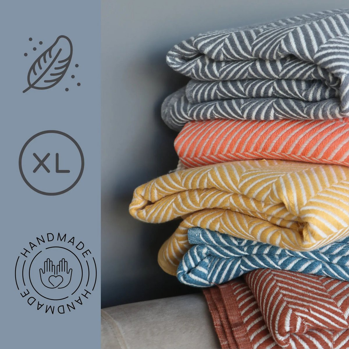 Hiera Turkish Towel - Extra Long - 100x220cm