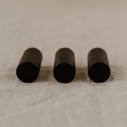 Wandhaken schwarz im 3er sæt (VE = 6 sæt)