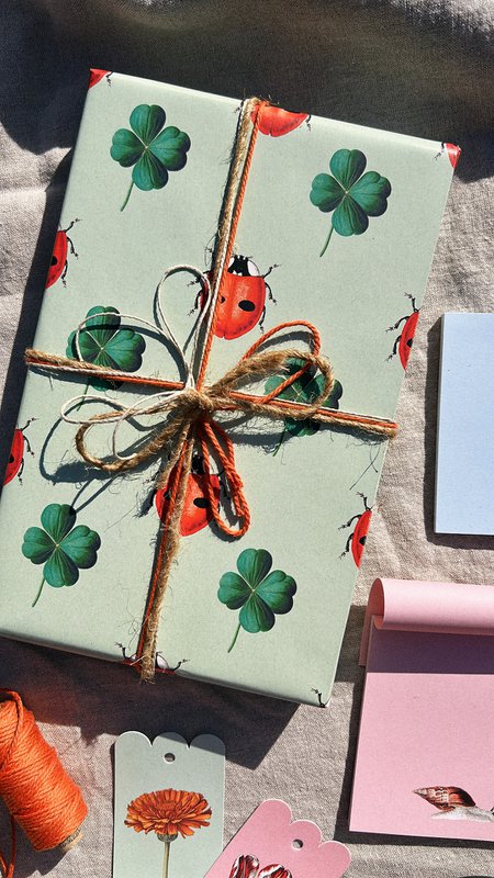 Geschenkpapier Glück