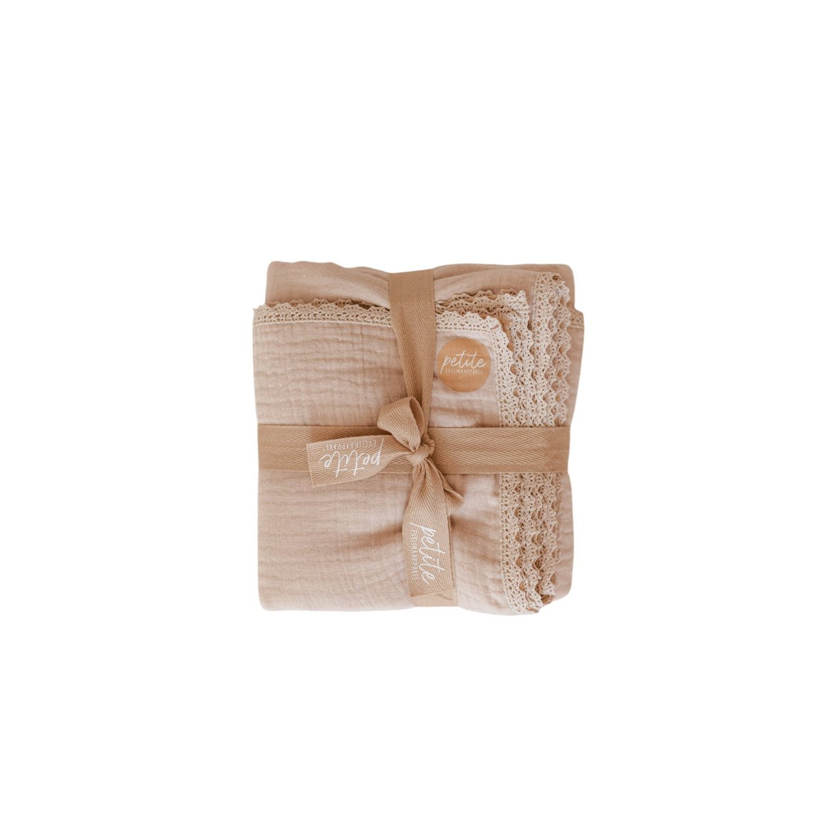 Baby Swaddle / Triple Layer Muslin - Beige