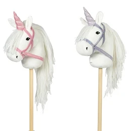 Corno di unicorno e manubrio rosa