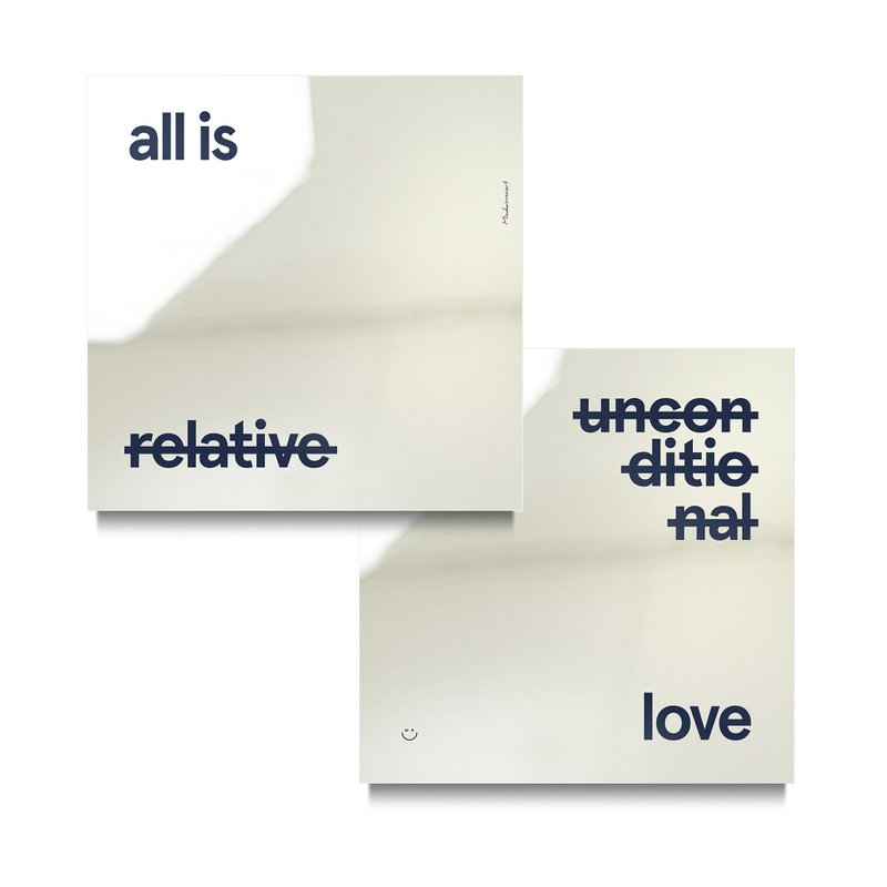 All is Love (Set of two mirrors)