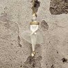 Mato ballerina hanger wit/goud 10cm (17306)