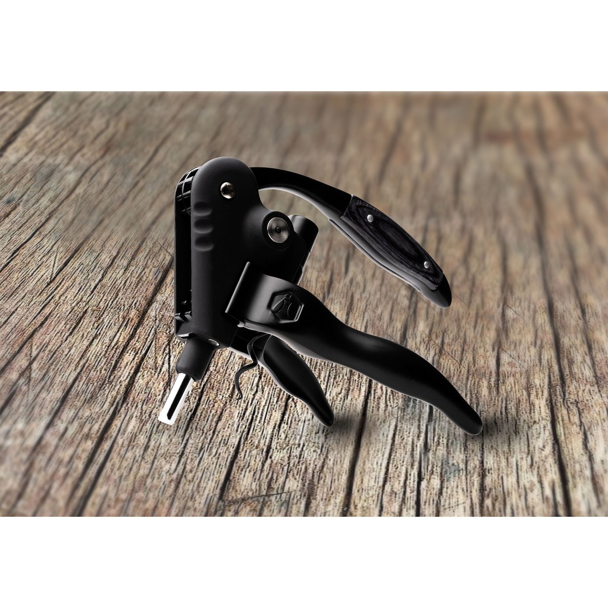 LAGUIOLE Lever Corkscrew Sommelier Bottle Opener Wine Bottle Opener, Gift Box, Black